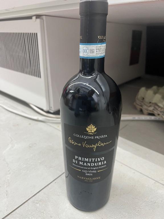 1x thùng Rượu vang đỏ Primitivo di Manduria Varvaglione Old Vines 2021