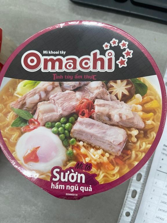 Mì hộp Omachi Sườn hầm ngũ quả
