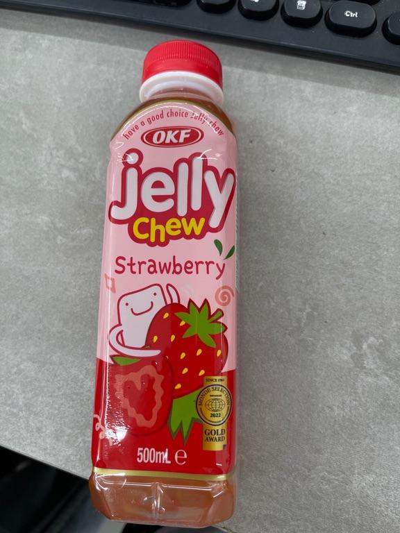 Nước uống thạch OKF Jelly Chew vị dâu 500ml