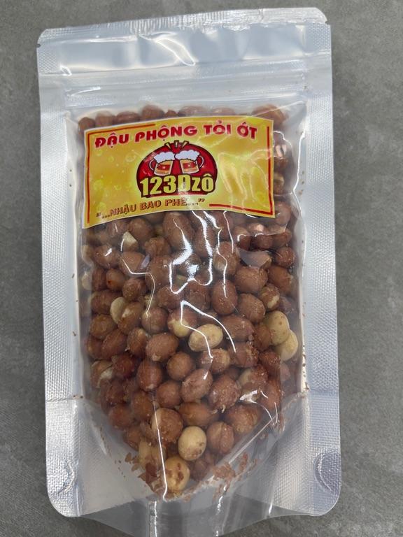 Đậu phộng tỏi ớt 123Dzô 180g