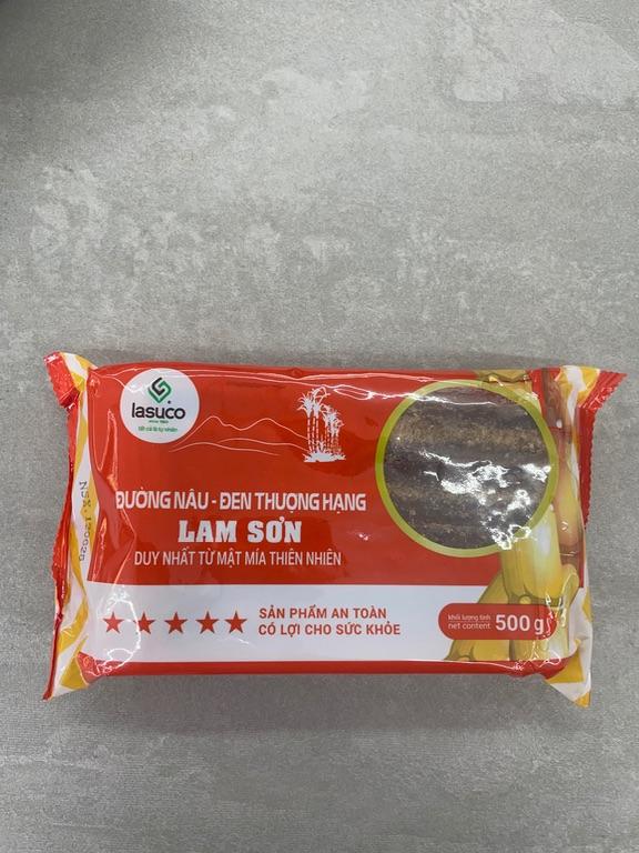 Đường nâu - đen thượng hạng Lam Sơn 500g