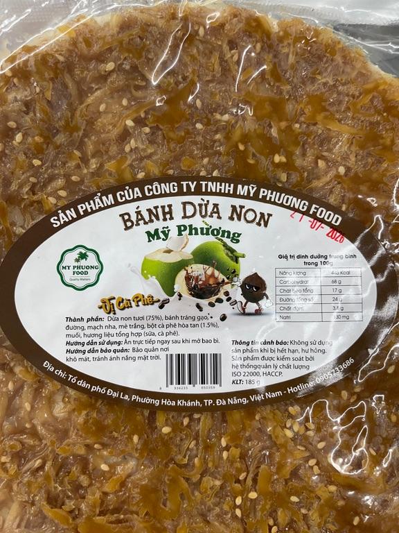 Bánh Dừa Non Mỹ Phương Vị Cà Phê 185g