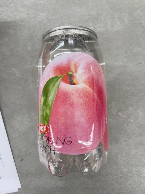 Nước uống có ga vị đào OKF Sparkling Peach Lite 350ml