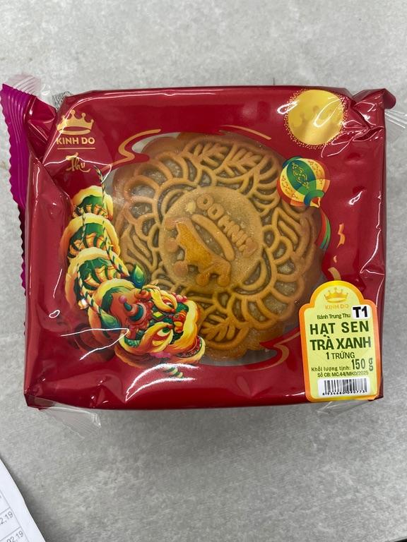 Bánh Trung Thu Kinh Đô Hạt Sen Trà Xanh 150g
