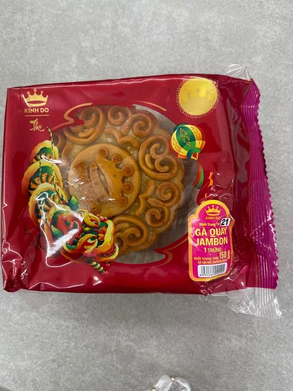 Bánh Trung Thu Kinh Đô Gà Quay Jambon 1 trứng 150g