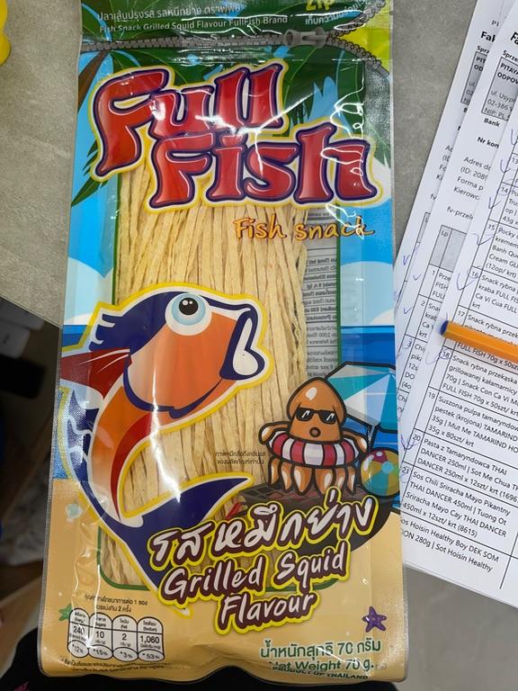 Full Fish Snack Grilled Squid Flavour 70g