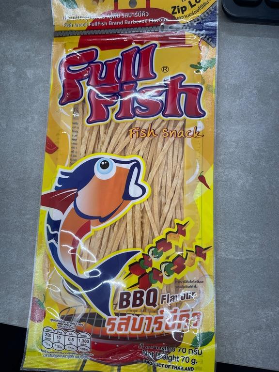 Full Fish Fish snack Barbeque Flavour 70g