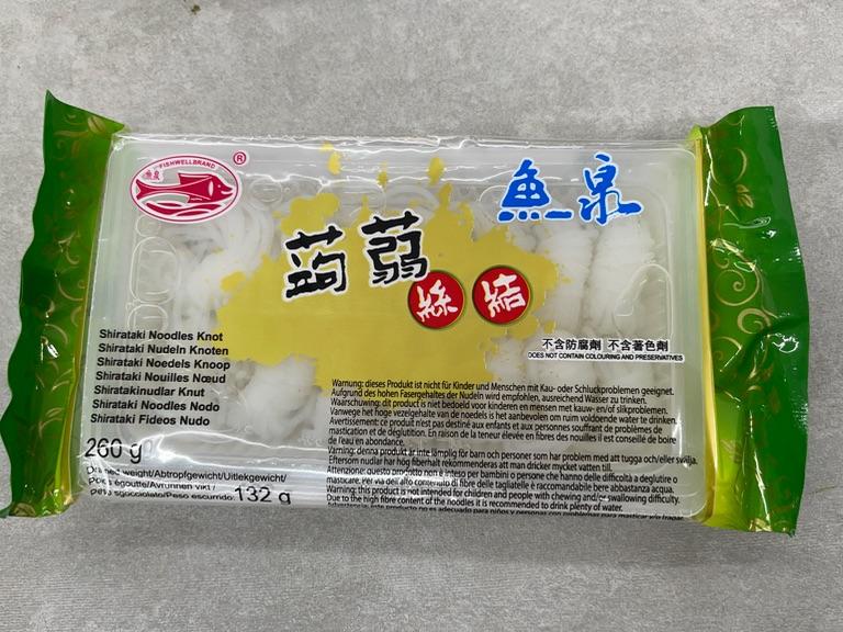 Mì Shirataki dạng thắt nút Fishwellbrand 260g