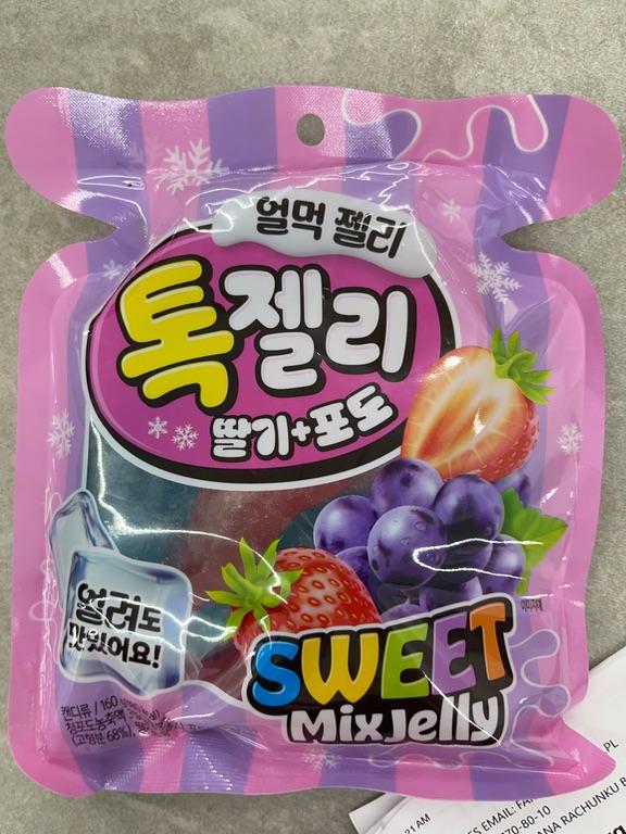 Kẹo dẻo đông lạnh vị dâu và nho (Sweet Mix Jelly)