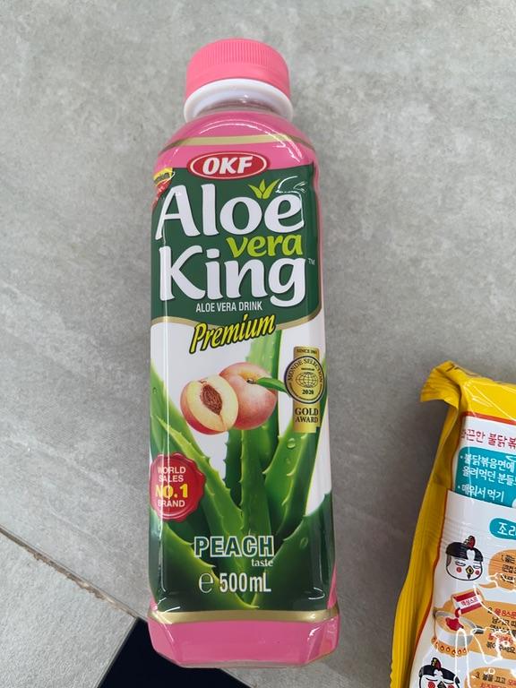 Nước uống nha đam vị đào OKF Aloe Vera King 500ml