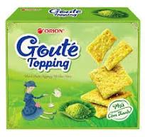 Bánh Gouté Topping vị Cốm Xanh