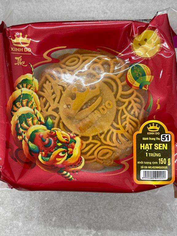 Bánh Trung Thu Kinh Đô Hạt Sen 1 Trứng 150g