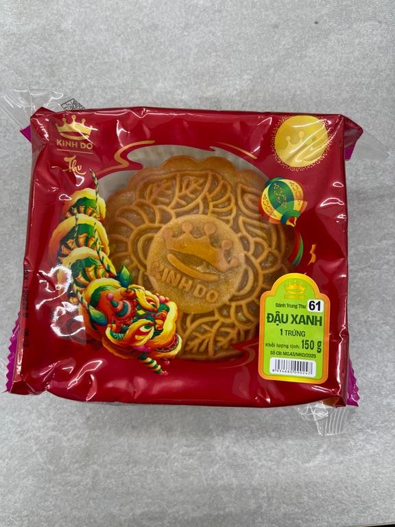 Bánh Trung Thu Kinh Đô Đậu Xanh 1 Trứng 150g