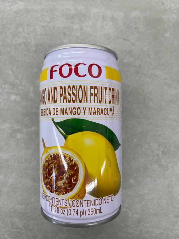 Nước uống xoài và chanh dây FOCO 350ml