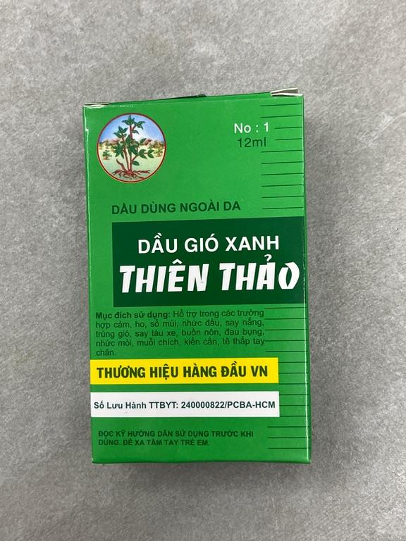 Dầu gió xanh Thiên Thảo 12ml